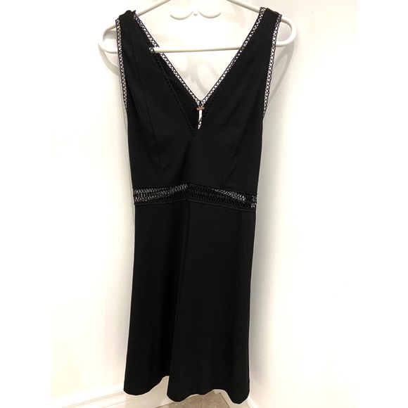 SOLD Free People Crochet Knit Mini Dress - Picture 1 of 4